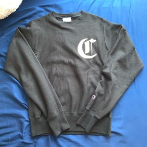 Black Champion crew neck